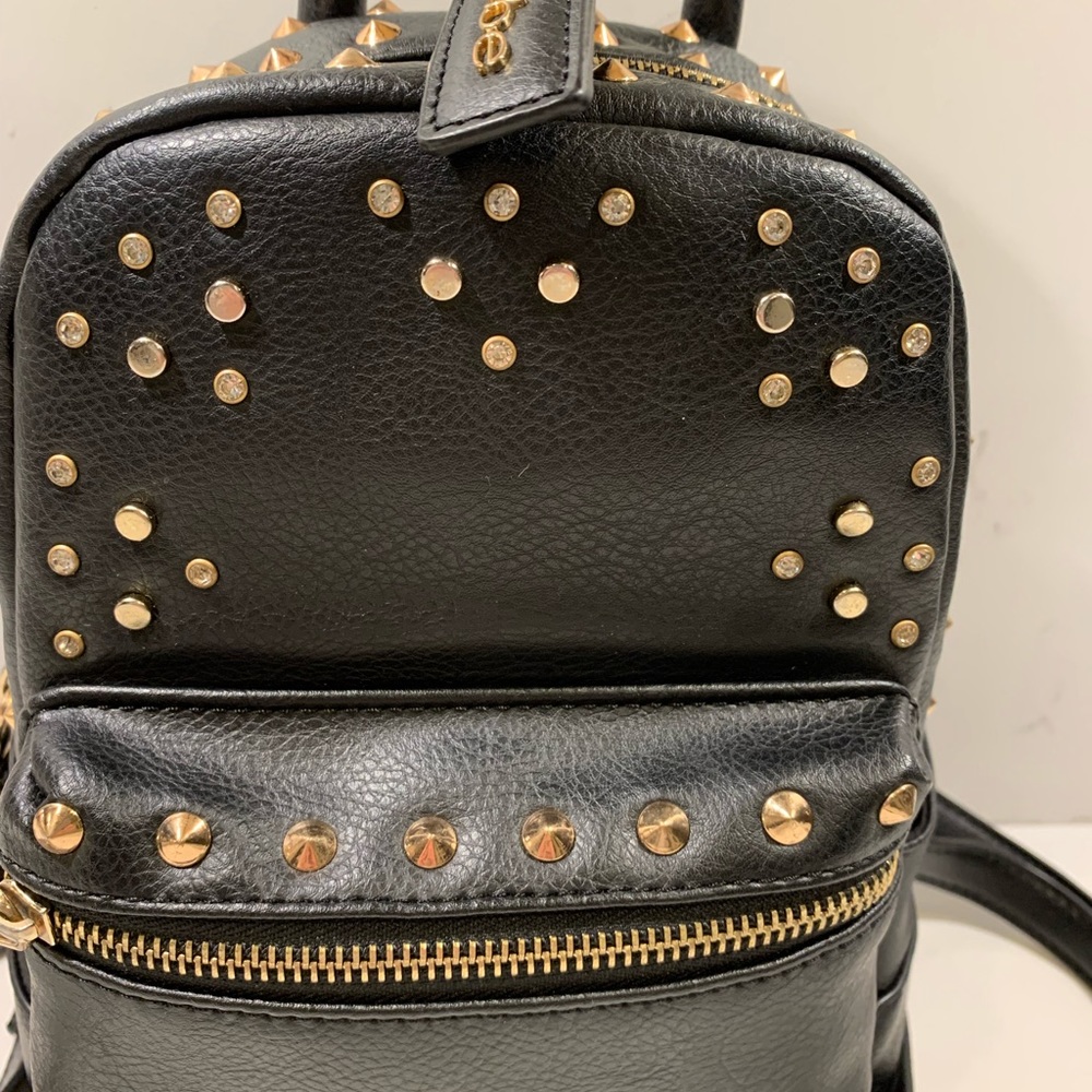 Bebe Stud And Rhinestone Mini Backpack - image 3